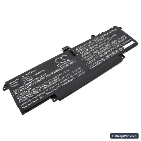 Dell Precision 14 5470 Replacement Battery, 15.4V, 4400mAh, Li-Polymer 1