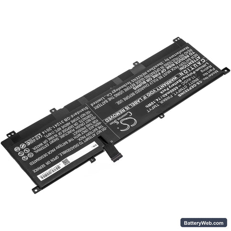 Dell Precision 5530 2-in-1 Replacement Battery, 11.4V, 6500mAh, Li-Polymer 2