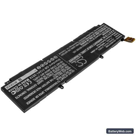 Dell Precision 5750 KVPMY Replacement Battery, 11.4V, 8000mAh, Li-Polymer 2