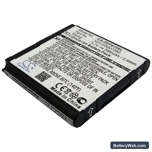 Doro 614 Replacement Battery, 3.7V, 700mAh, Li-ion 1