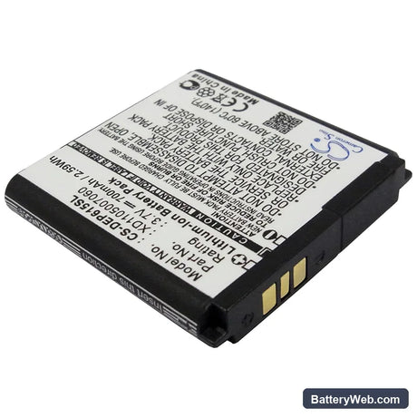 Doro 614 Replacement Battery, 3.7V, 700mAh, Li-ion 2