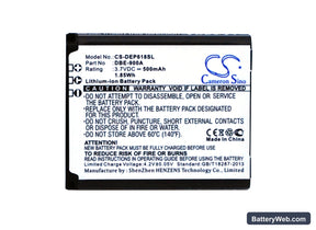 Doro Phoneeasy 618 Replacement Battery, 3.7V, 500mAh, Li-ion 1