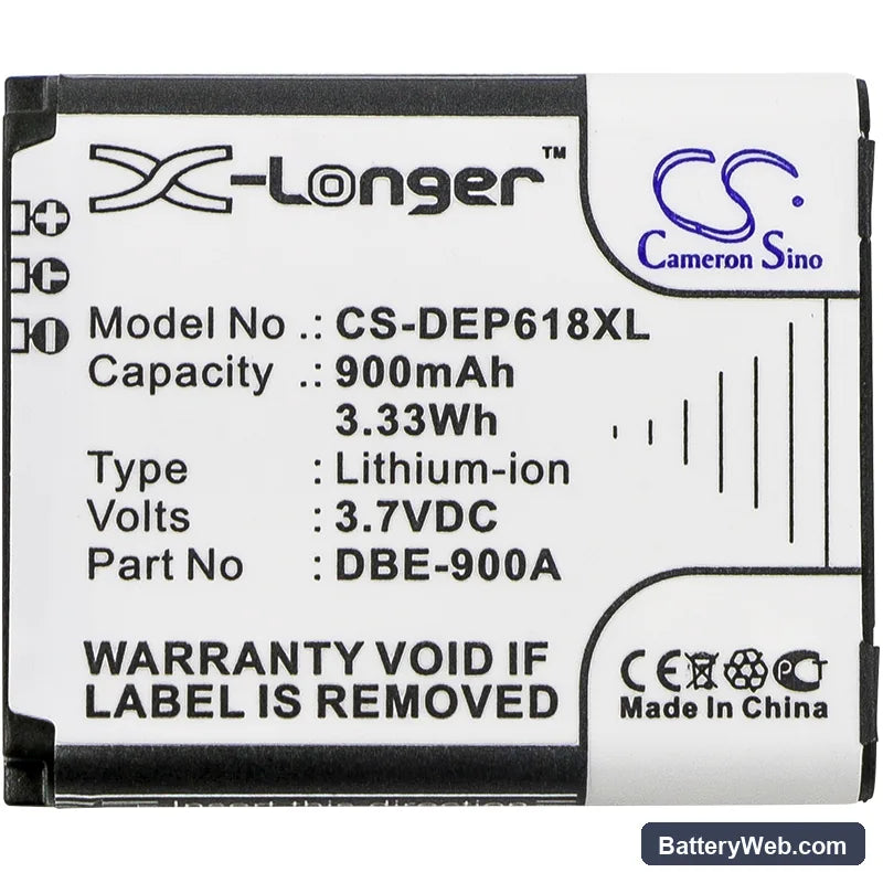 Doro Phoneeasy 618 Replacement Battery, 3.7V, 900mAh, Li-ion 3