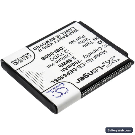 Doro Liberto 650 Replacement Battery, 3.7V, 700mAh, Li-ion 2