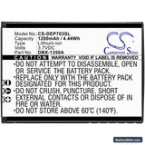 Doro 7030 Replacement Battery, 3.7V, 1200mAh, Li-ion 3