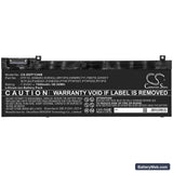 Dell Precision 7330 Replacement Battery, 7.6V, 7900mAh, Li-ion 3