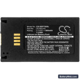 Tellermate T-iX Replacement Battery, 3.7V, 900mAh, Li-ion 3