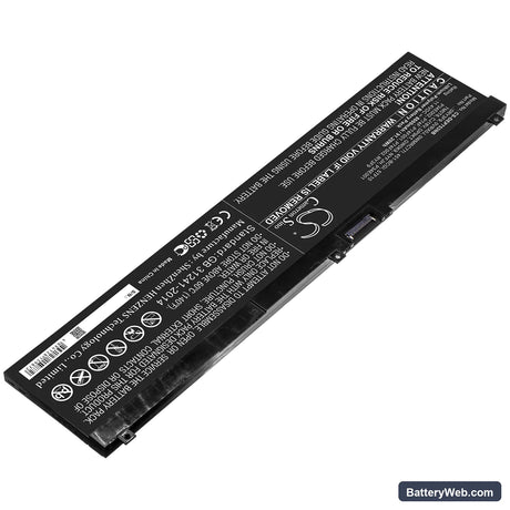 Dell Precision 7330 Replacement Battery, 11.4V, 8000mAh, Li-Polymer 2