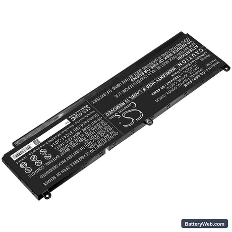 Dell Precision 7550 Replacement Battery, 11.4V, 7850mAh, Li-ion 2