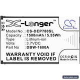 Doro 7010 Replacement Battery, 3.7V, 1500mAh, Li-ion 3