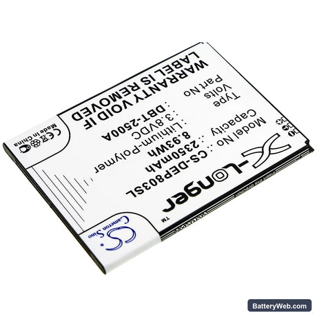 Doro 8035 Replacement Battery, 3.8V, 2350mAh, Li-Polymer 2