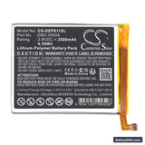 Doro 8100 Replacement Battery, 3.8V, 2500mAh, Li-Polymer 3