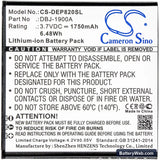 Doro Liberto 820 Replacement Battery, 3.7V, 1750mAh, Li-ion 3