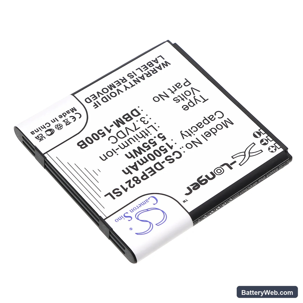 Doro Liberto 820 mini Replacement Battery, 3.7V, 1500mAh, Li-ion 2