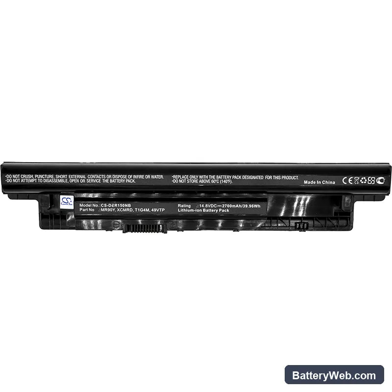 Dell Inspiron 15RV Replacement Battery, 14.8V, 2700mAh, Li-ion 3