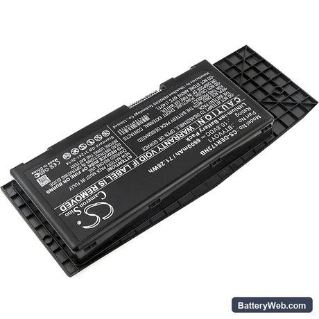 Dell Alienware M17x R3 Replacement Battery, 10.8V, 6600mAh, Li-ion 2