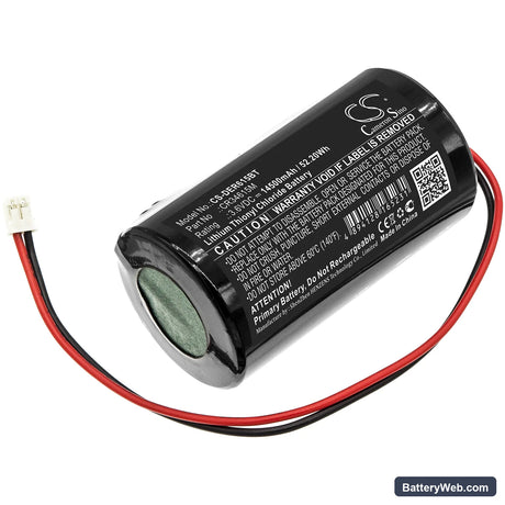 Pyronix Enforcer Deltabell Siren Alarm Replacement Battery, 3.6V, 14500mAh, Li-SOCl2 1
