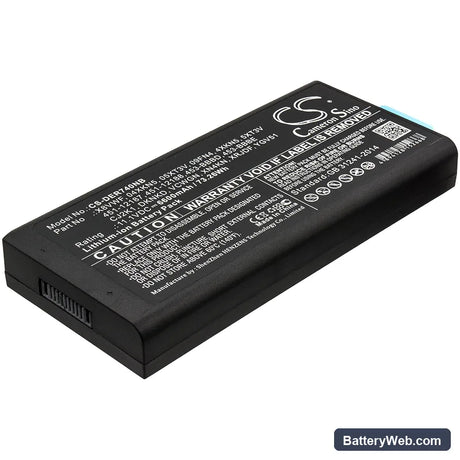 Dell Latitude 14 Rugged 7404 Replacement Battery, 11.1V, 6600mAh, Li-ion 1