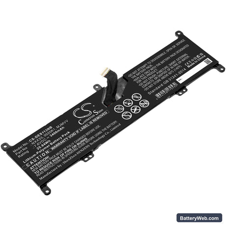 Dell Inspiron 11 3195 2-in-1 Replacement Battery, 7.6V, 3400mAh, Li-Polymer 1