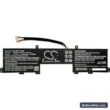 Dell Latitude 13 7350 Replacement Battery, 7.4V, 2700mAh, Li-Polymer 3