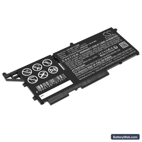 Dell Latitude 13 7330 Replacement Battery, 11.25V, 3450mAh, Li-Polymer 1