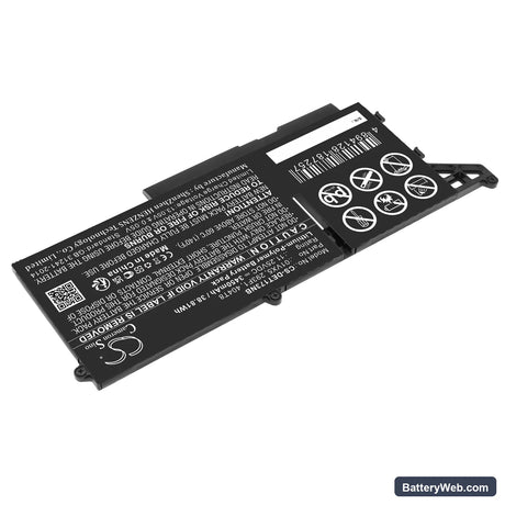 Dell Latitude 13 7330 Replacement Battery, 11.25V, 3450mAh, Li-Polymer 2