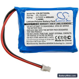 Educator ET-300TSTransmitter Replacement Battery, 3.7V, 400mAh, Li-Polymer 3