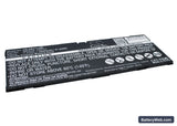 Dell Venue 11 Pro 5130 Replacement Battery, 7.4V, 4300mAh, Li-Polymer 3