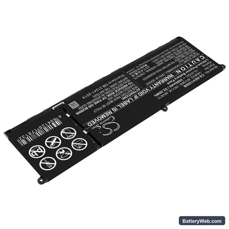 Dell Inspiron 13 5310 Replacement Battery, 15V, 3500mAh, Li-Polymer 2