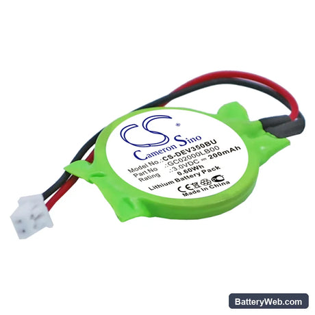 Getac W130 Replacement Battery, 3V, 200mAh, Lithium 1