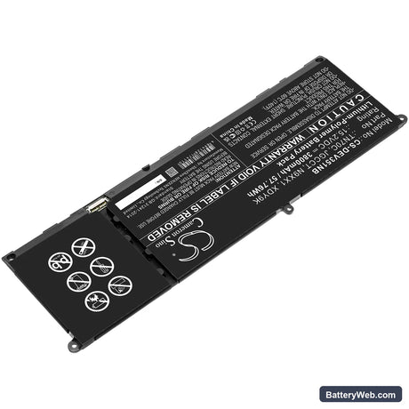 Dell Vostro 3510 Replacement Battery, 15.2V, 3800mAh, Li-Polymer 2