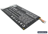 Dell Venue 7 Replacement Battery, 3.7V, 4100mAh, Li-Polymer 3