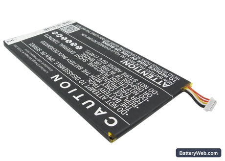 Dell Venue 7 Replacement Battery, 3.7V, 4100mAh, Li-Polymer 3