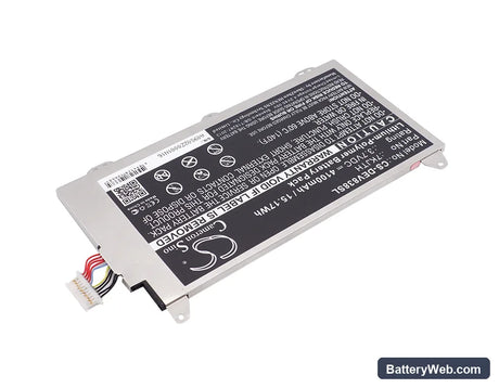 Dell Venue 8 Pro 3845 Replacement Battery, 3.7V, 4100mAh, Li-Polymer 2