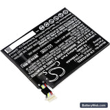 Dell Venue 8 Pro 5855 Replacement Battery, 3.8V, 5100mAh, Li-Polymer 2