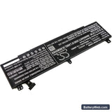 Dell Alienware 13 R3 Replacement Battery, 15.2V, 4900mAh, Li-Polymer 2