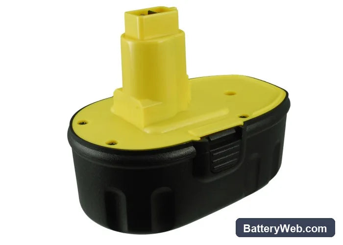 DeWalt DC212 Replacement Battery, 18V, 1500mAh, Ni-MH 2
