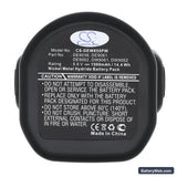 DeWalt DC750KA Replacement Battery, 9.6V, 1500mAh, Ni-MH 5