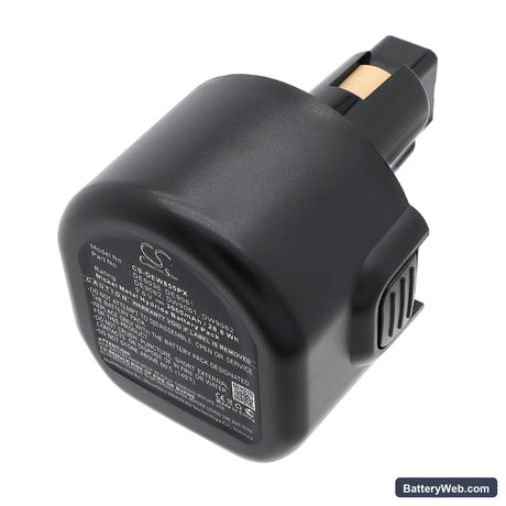 DeWalt DC750KA Replacement Battery, 9.6V, 3000mAh, Ni-MH 3