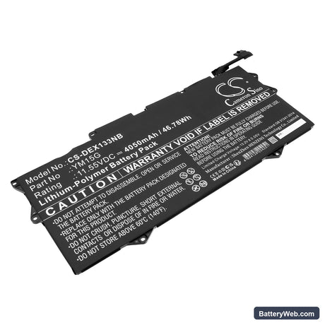 Dell XPS 13 9315-P1708LTW Replacement Battery, 11.55V, 4050mAh, Li-ion 1