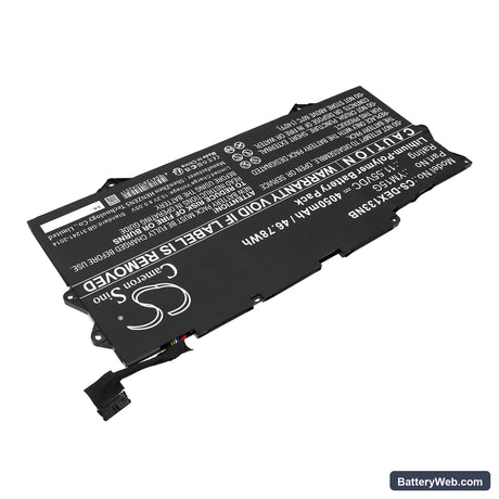 Dell XPS 13 9315-P1708LTW Replacement Battery, 11.55V, 4050mAh, Li-ion 2