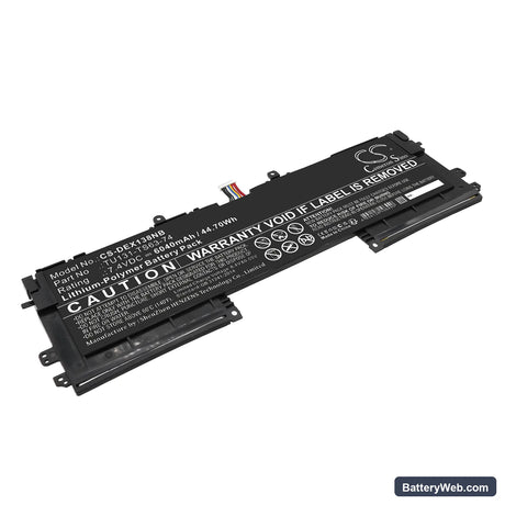 Dell XPS 13D-8808 Replacement Battery, 7.4V, 6040mAh, Li-Polymer 1