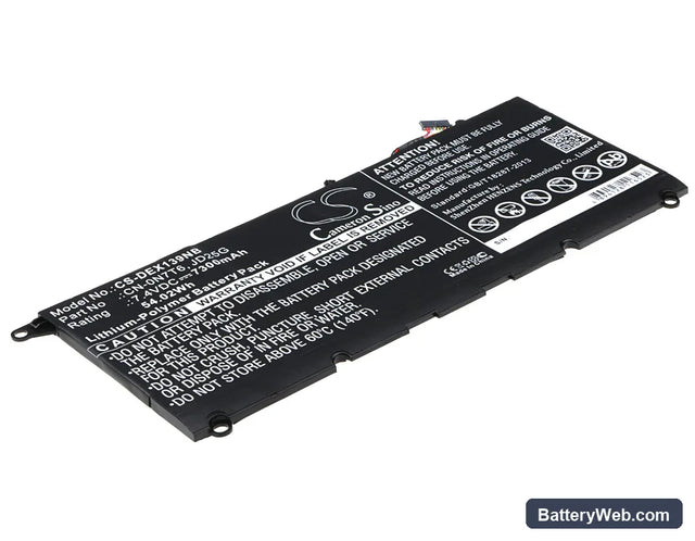 Dell XPS 13 9343 Replacement Battery, 7.4V, 7300mAh, Li-Polymer 1