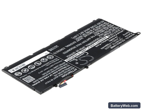 Dell XPS 13 9343 Replacement Battery, 7.4V, 7300mAh, Li-Polymer 2