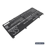 Dell Alienware X14 R1 Replacement Battery, 11.4V, 7050mAh, Li-Polymer 2