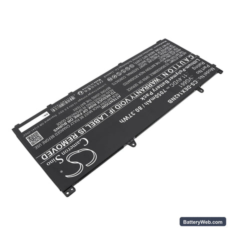 Dell Alienware X14 R1 Replacement Battery, 11.4V, 7050mAh, Li-Polymer 2