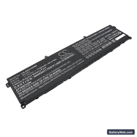 Dell Alienware X16 Replacement Battery, 11.55V, 7750mAh, Li-Polymer 1