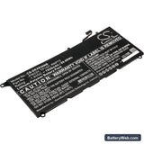 Dell XPS 13 9360 Replacement Battery, 7.6V, 7850mAh, Li-Polymer 1