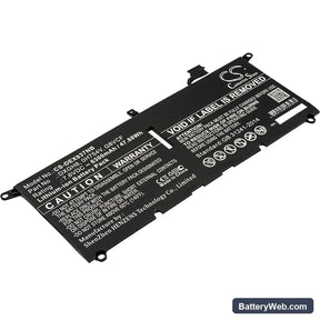 Dell XPS 13 9370 Replacement Battery, 7.6V, 6300mAh, Li-ion 1
