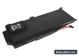 Dell XPS 14z Replacement Battery, 14.8V, 3900mAh, Li-Polymer 3
